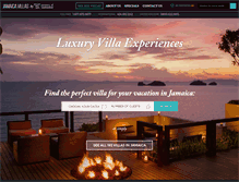 Tablet Screenshot of jamaicanvillarental.com